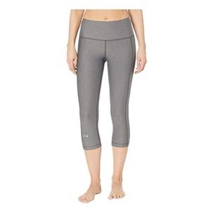 Under Armour HeatGear High-rise Capris Gray
